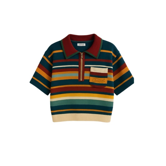 CAVOIR Multicolor Stripe Polo