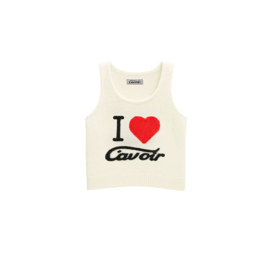 I HEART CAVOIR MOHAIR VEST
