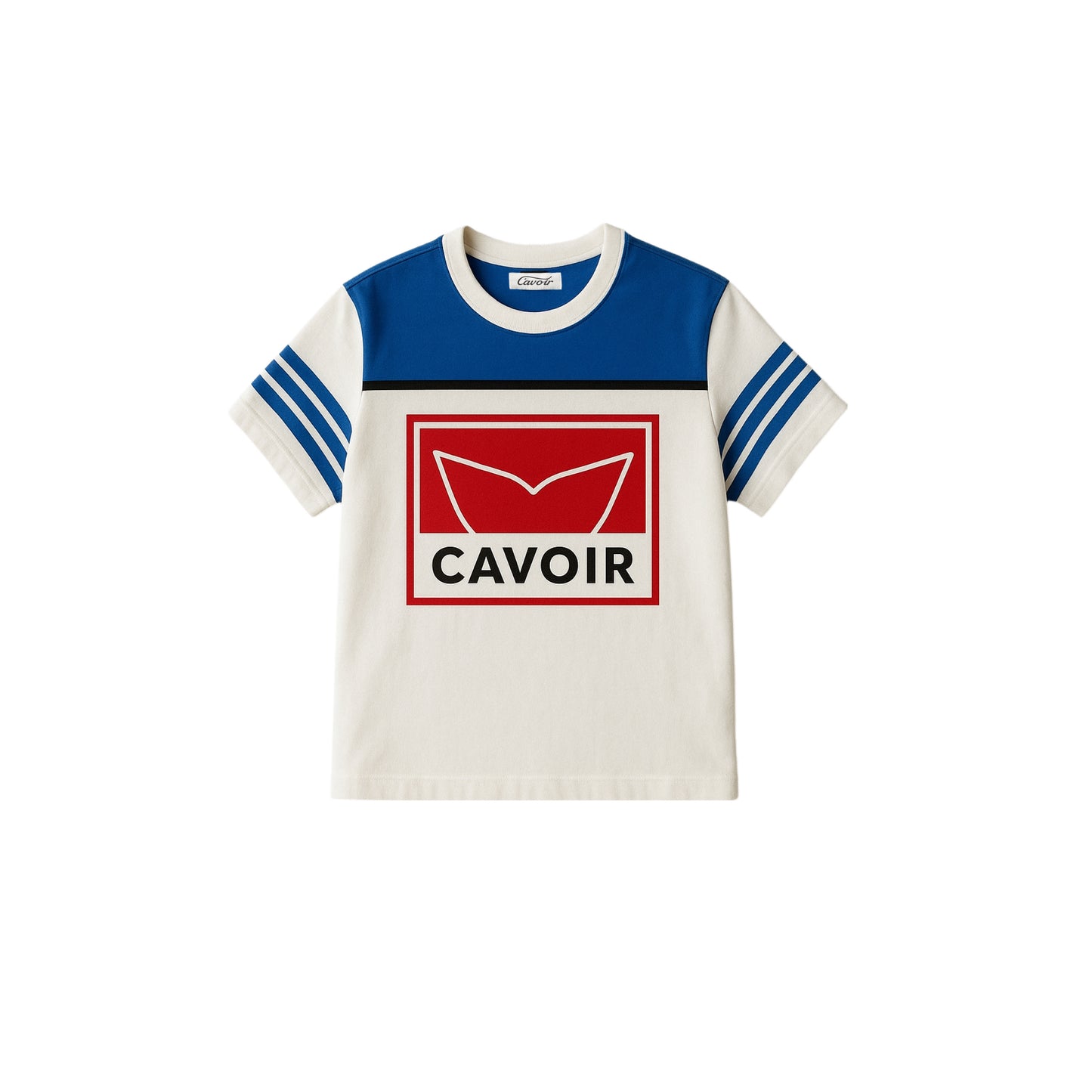 CAVOIR Retro Box Logo Tee