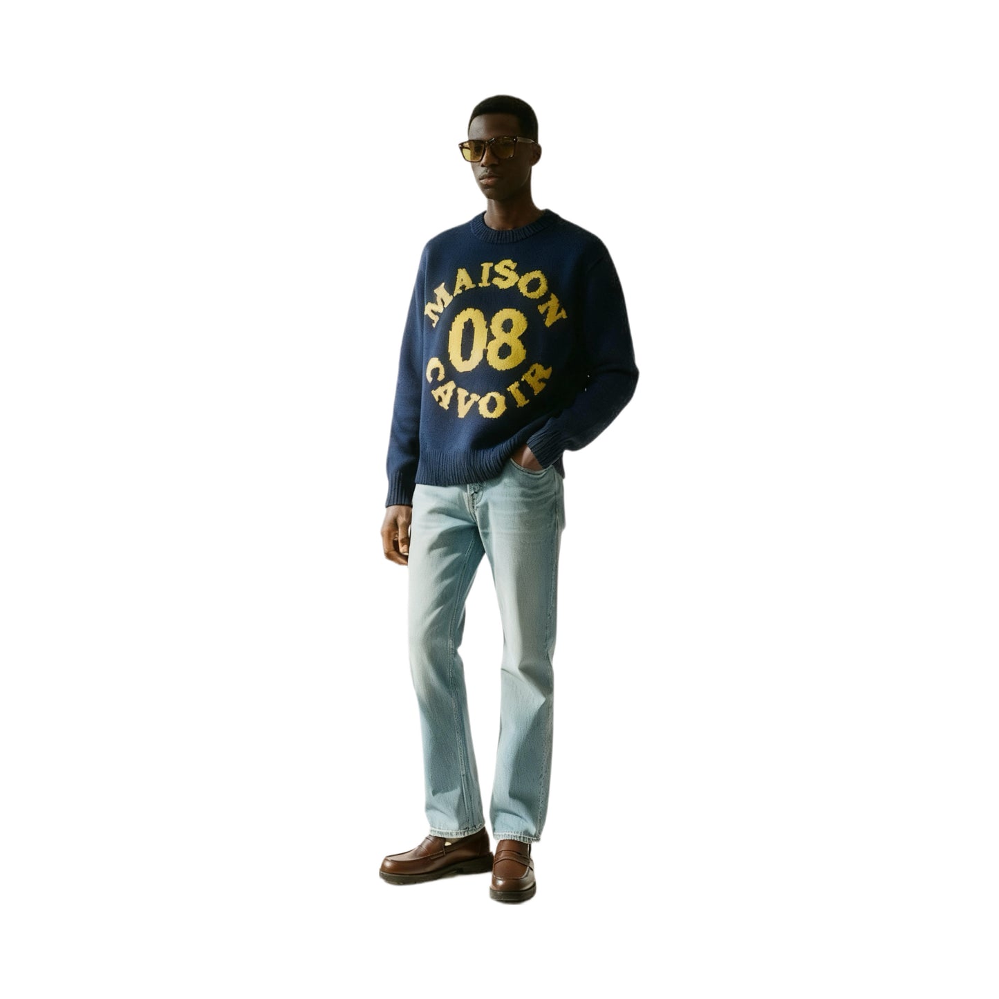 MAISON CAVOIR Knit Sweater